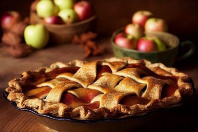 Image of an apple pie